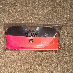 Quay Australia Black Gradient Lens Sunglasses “High Key”